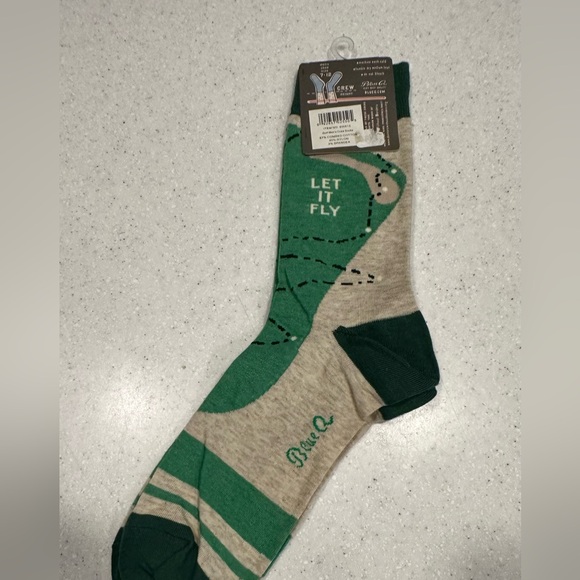 NWT Blue Q Men's Funny Novelty GOLF Crazy Crew Socks with Sayings fit sh… - Picture 6 of 7